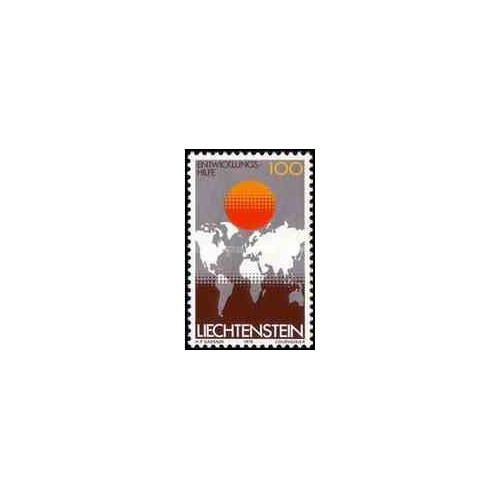 1 عدد تمبر کمکهای خارجی - لیختنشتاین 1979
