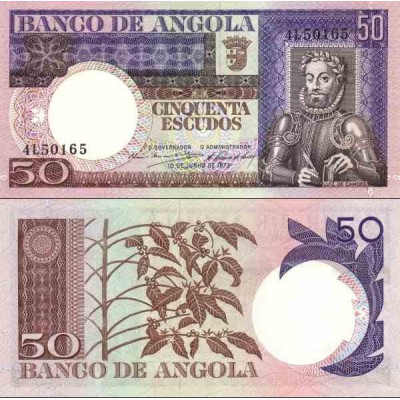 اسکناس 50 اسکودو - آنگولا 1973