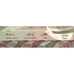 اسکناس 500 پزو - مکزیک 1984 سری DU