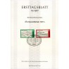 برگه اولین روز انتشار تمبرهای اروپا - مناظر - جمهوری فدرال آلمان 1977