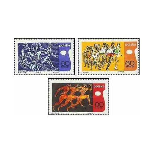 3 عدد تمبر دهمین کنگره آکادمی بین المللی المپیک - لهستان 1970 3 عدد تمبر دهمین کنگره آکادمی بین المللی المپیک - لهستان 1970