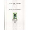 برگه اولین روز انتشار تمبر بیست و پنجمین نمایشگاه باغ - جمهوری فدرال آلمان 1977