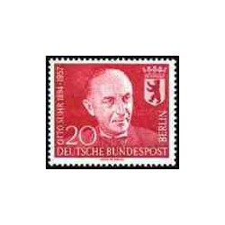 1 عدد تمبر یادبود اتو زور - سیاستمدار - برلین آلمان 1958 قیمت 4.2 دلار