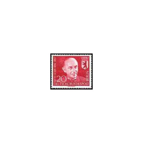 1 عدد تمبر یادبود اتو زور - سیاستمدار - برلین آلمان 1958 قیمت 4.2 دلار
