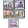 5 عدد تمبر قلعه ها - اسپانیا 1969