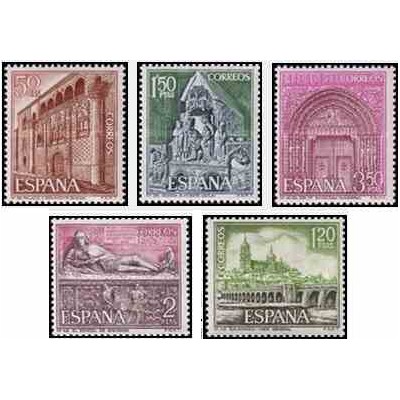 5 عدد تمبر گشت و گذار - اسپانیا 1968