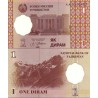 اسکناس 1 دیرم  - تاجیکستان 1999