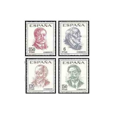 4 عدد تمبر سالگردها - اسپانیا 1967
