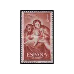 1 عدد تمبر کریسمس - اسپانیا 1959