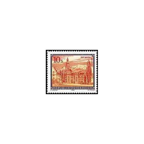 1 عدد تمبر سری پستی - صومعه ها- اتریش 1988