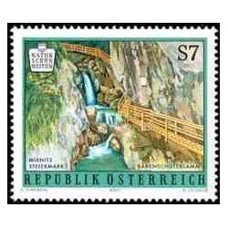 1 عدد تمبر زیبایی های طبیعی اتریش - منظره - اتریش 2001   