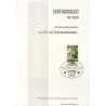 برگه اولین روز انتشار تمبر سیصدمین سالگرد مرگ گریملشاوزن، نویسنده - جمهوری فدرال آلمان 1976