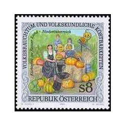 1 عدد تمبر  گنجینه رسوم ملی و فرهنگ عامه - اتریش 1999