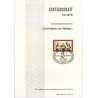 برگه اولین روز انتشار تمبر صد و پنجاهمین سالگرد درگذشت کارل ماریا فون وبر، آهنگساز - جمهوری فدرال آلمان 1976