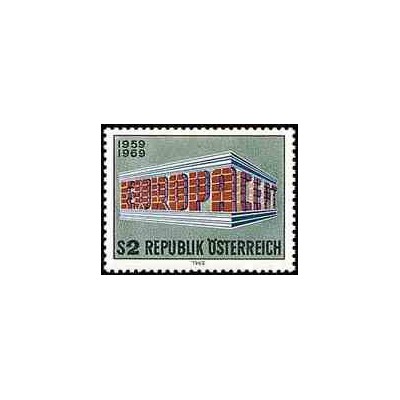1 عدد تمبر مشترک اروپا - Europa cept - اتریش 1969