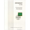 برگه اولین روز انتشار تمبر سیصدمین سالگرد مرگ پل گرهارت، سرود نویس - جمهوری فدرال آلمان 1976