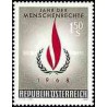 1 عدد تمبر سال حقوق بشر - اتریش 1968