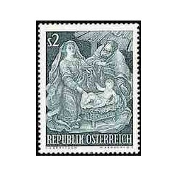 1 عدد تمبر کریسمس - اتریش 1963