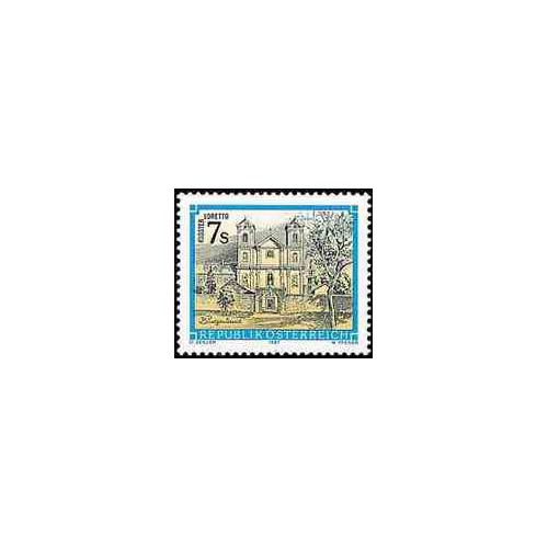 1 عدد تمبر سری پستی - صومعه ها - اتریش 1987