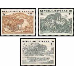 3 عدد تمبر جنگلهای اتریش - اتریش 1962