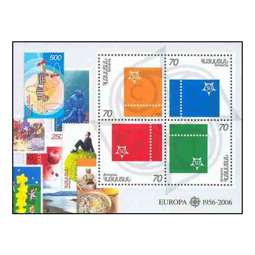 سونیزشیت 50مین سالگرد اولین تمبر  مشتر اروپا - Europa Cept - ارمنستان 2006
