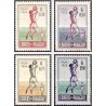 4 عدد تمبر بازیهای المپیک - رم ، ایتالیا - پاراگوئه 1960   