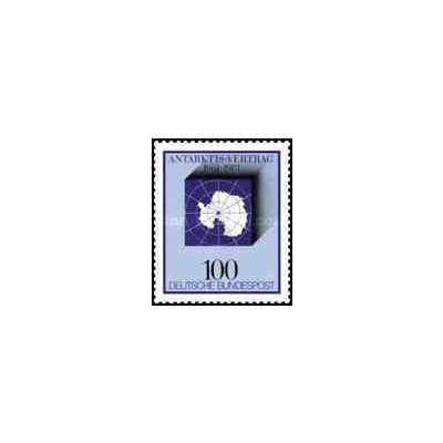 1 عدد تمبر پیمان قطب جنوب - جمهوری فدرال آلمان 1981