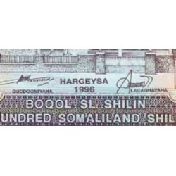 اسکناس 100 شلینگ - سومالی لند 1996