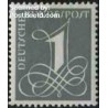 1 عدد تمبر قطعی ، کاغذ معمولی - جمهوری فدرال آلمان 1955     