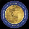 1 عدد تمبر ماه - تمبر دایره شکل  - آمریکا 2016