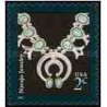 1 عدد تمبر طراحی آمریکایی - جواهرات ناواهو - خودچسب - آمریکا 2005