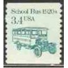 1 عدد تمبر اتوبوس مدرسه - آمریکا 1985  