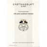 برگه اولین روز انتشار تمبر پانصدمین سالگرد شهر لندهاتر - جمهوری فدرال آلمان 1975