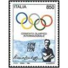 1 عدد تمبر صدمین سالگرد کمیته بین المللی المپیک - ایتالیا 1994