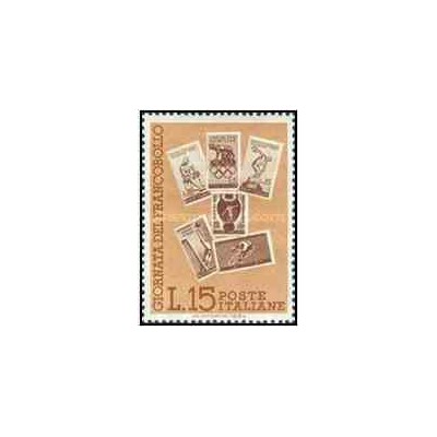 1 عدد تمبر روز تمبر - ایتالیا 1964