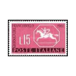 1 عدد تمبر روز تمبر - ایتالیا 1961