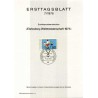 برگه اولین روز انتشار تمبر مسابقات جهانی هاکی روی یخ - جمهوری فدرال آلمان 1975