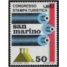 1 عدد تمبر کنگره مطبوعات گردشگری - سان مارینو 1973