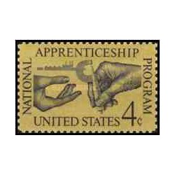 1 عدد تمبر کارآموزی - آمریکا 1962