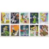 10 عدد تمبر کمیک - هشتادمین سالگرد Bugs Bunny- B - آمریکا 2020 قیمت 13.7 دلار