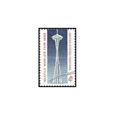 1 عدد تمبر نمایشگاه جهانی سیاتل - آمریکا 1962  