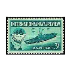 1 عدد تمبر بازدید نیروی دریایی بین المللی - آمریکا 1957