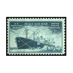 1 عدد تمبر ناوگان بازرگانی - آمریکا 1946  