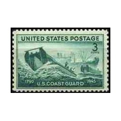 1 عدد تمبر جنگ جهانی دوم - گارد ساحلی ایالات متحده - آمریکا 1945