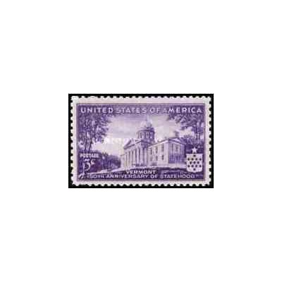 1 عدد تمبر 150مین سالگرد تاسیس ایالت ورمونت - آمریکا 1941