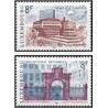 2 عدد تمبر ساختمانها - لوگزامبورگ 1981