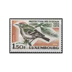 1 عدد تمبر 50مین سالگرد انجمن حفاظت از پرندگان لوگزامبورگ - لوگزامبورگ 1970   