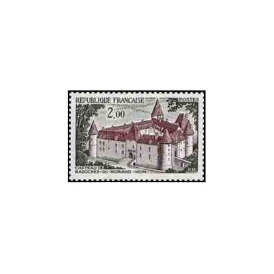 1 عدد تمبر قلعه بازوچ - فرانسه 1972   