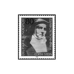 1 عدد تمبر ادیت استین - فیلسوف - جمهوری فدرال آلمان 1983