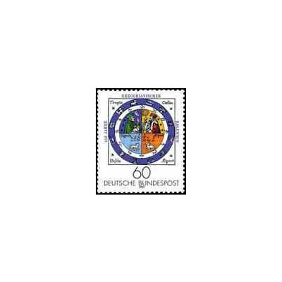 1 عدد تمبر 400مین سالگرد تقویم مسیحی - جمهوری فدرال آلمان 1982